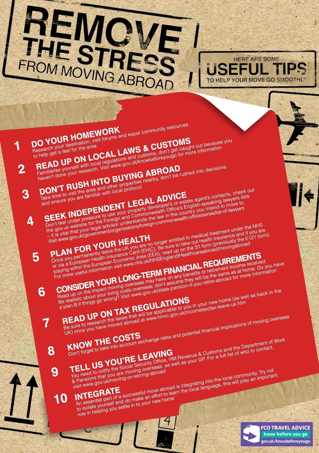 moving abroad top 10 tips